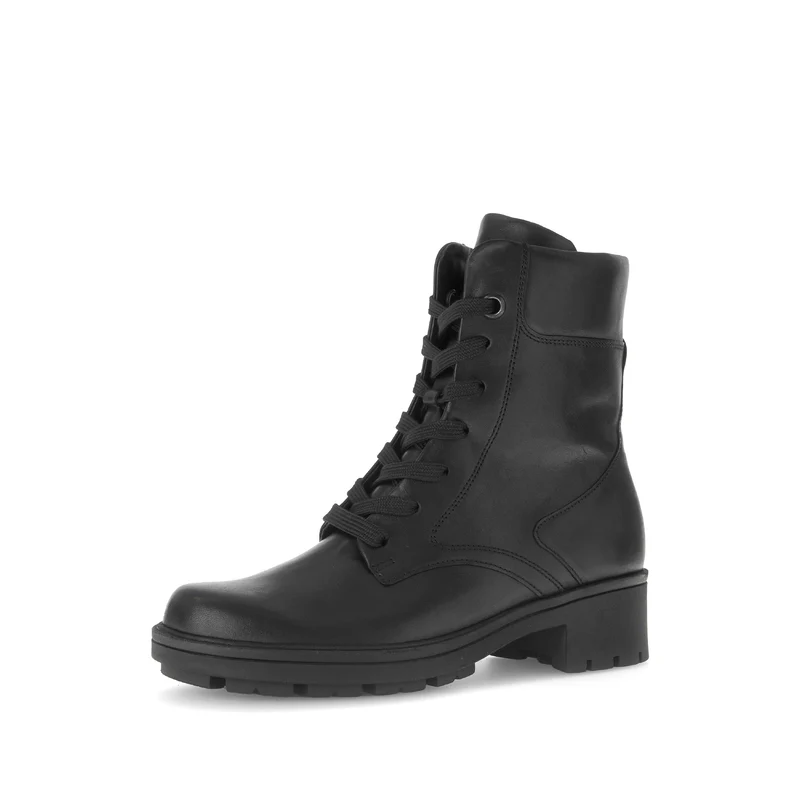 Bottines noires en cuir