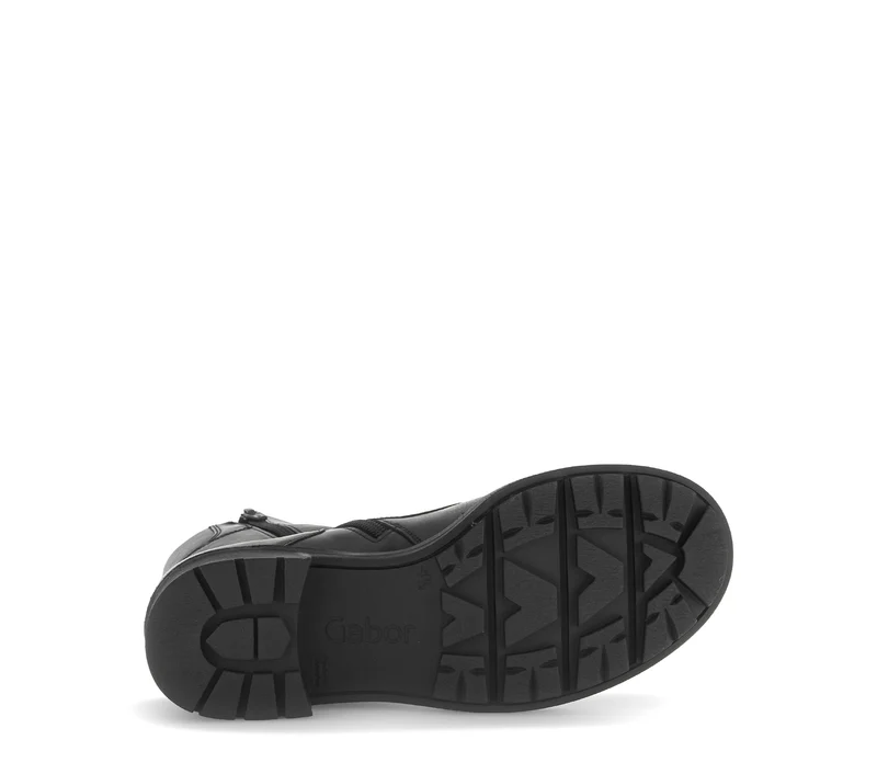 Bottines noires en cuir