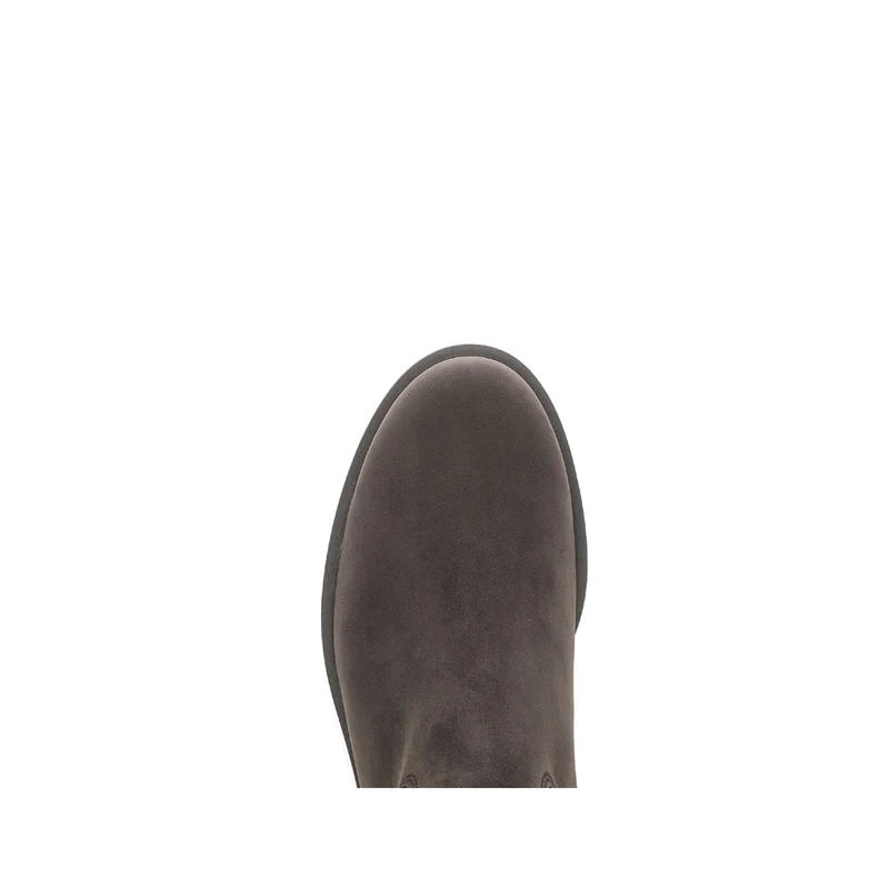 Bottes grises en Nubuck