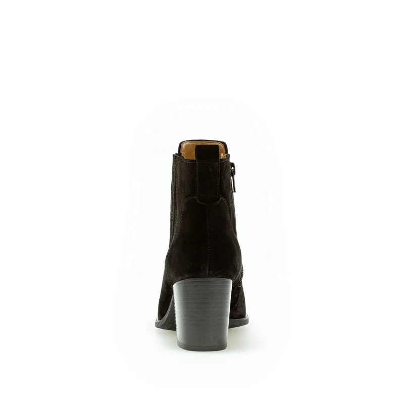 Bottines noires en nubuck