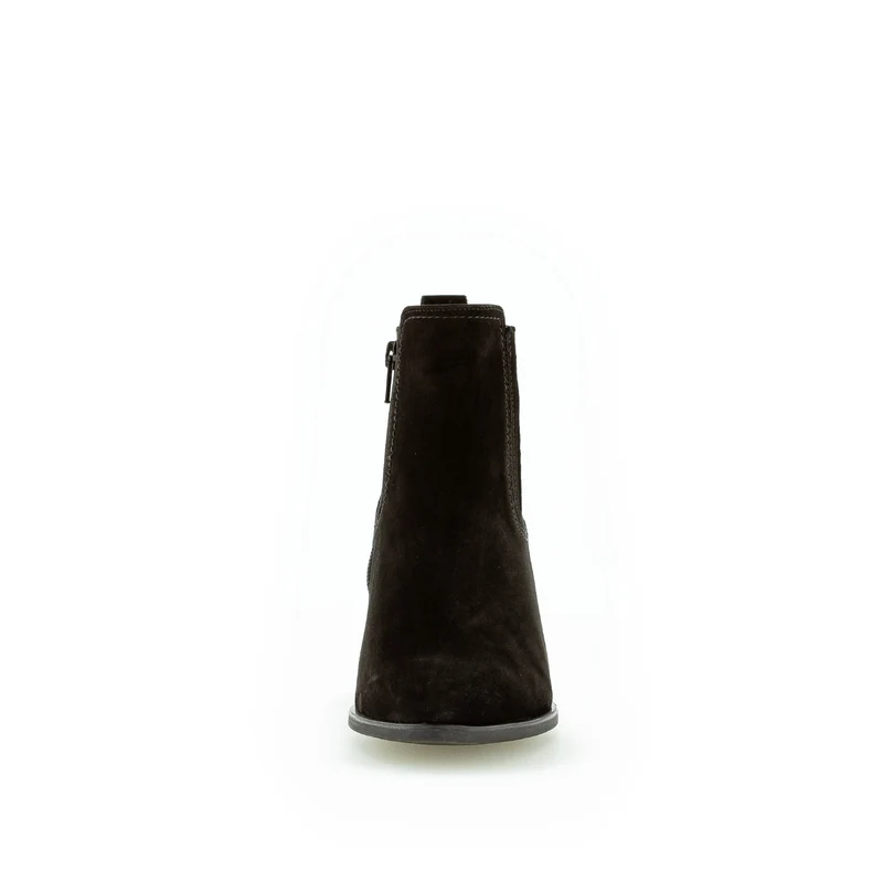 Bottines noires en nubuck