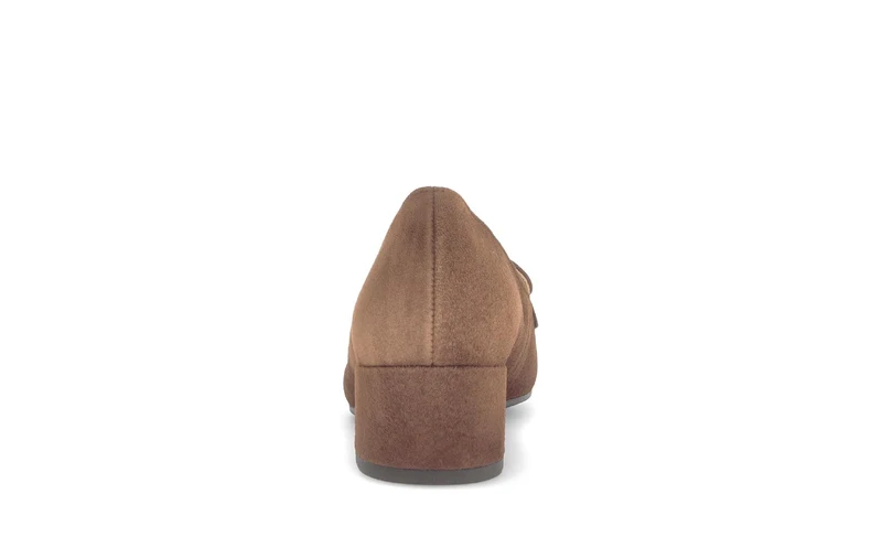 Escarpins marron en cuir