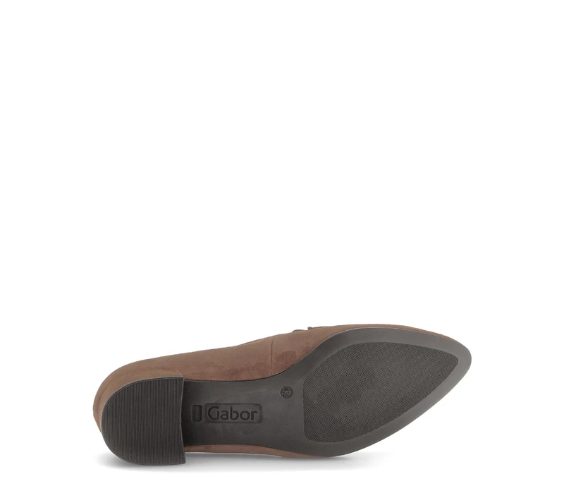 Escarpins marron en cuir