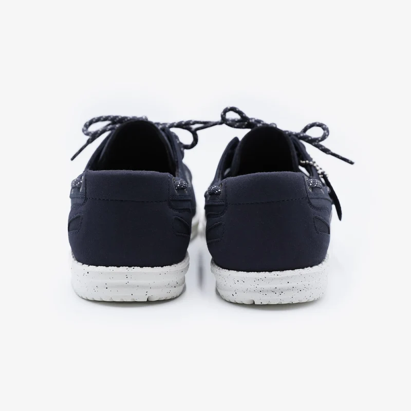 Chaussures bateau Socoa bleu marine en nubuck