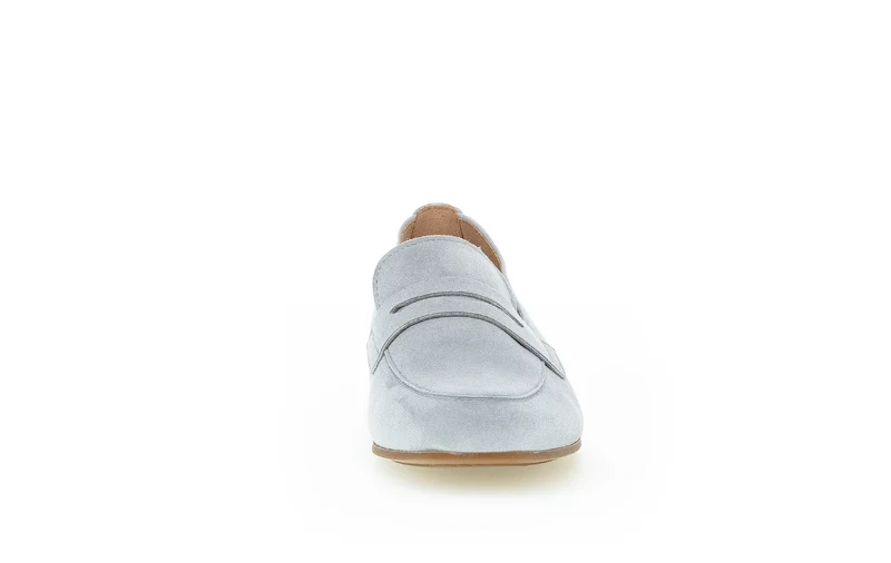 Mocassins bleus en suède