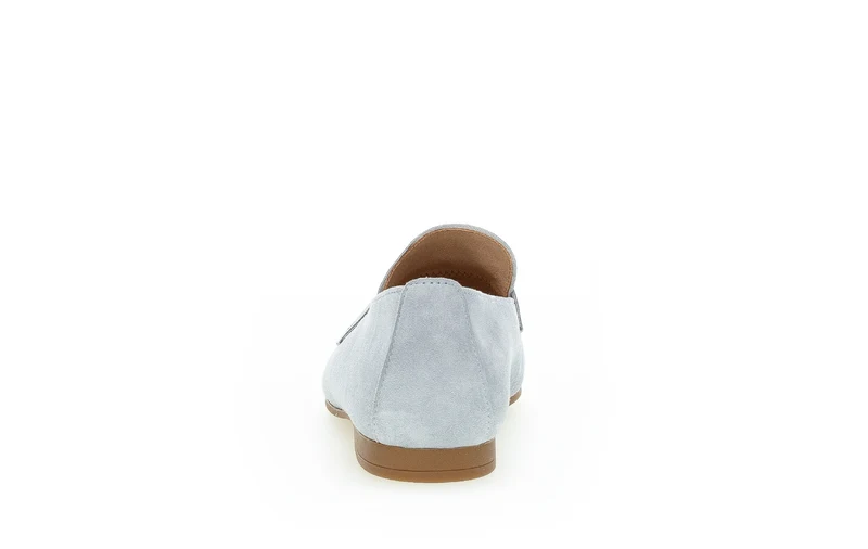 Mocassins bleus en suède