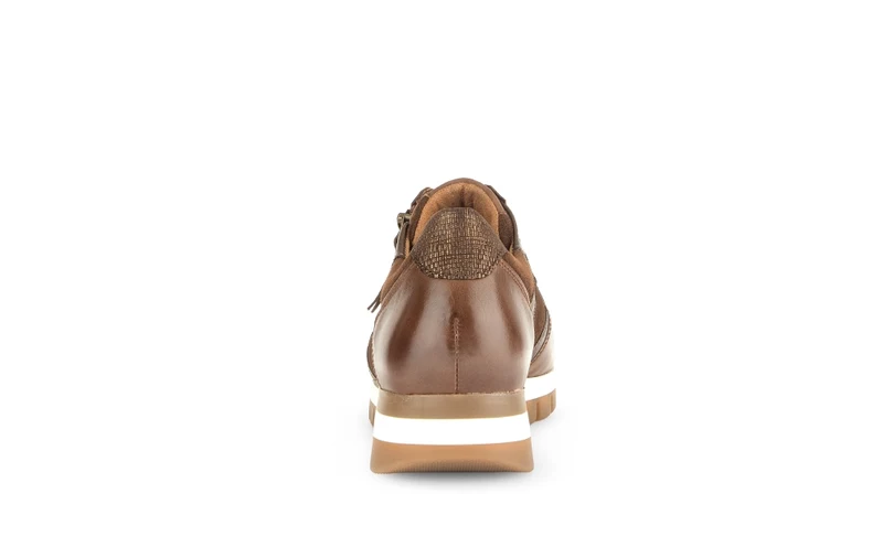 Baskets marrons en cuir