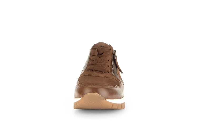 Baskets marrons en cuir