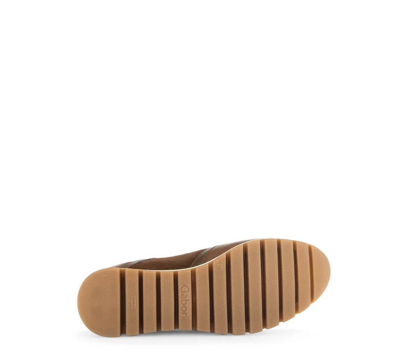 Baskets marrons en cuir