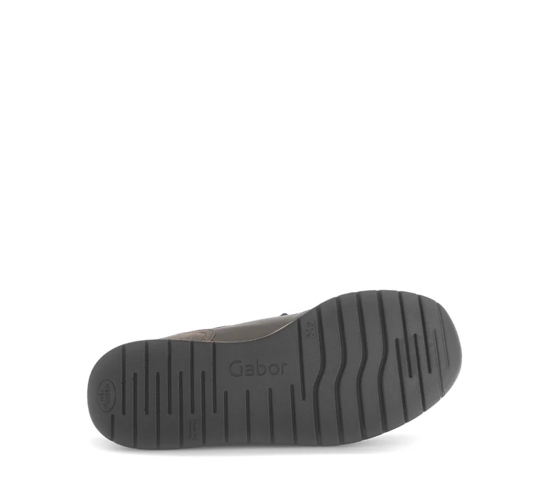 Baskets taupe en Textile et Nubuck (adaptées Hallux Valgus)