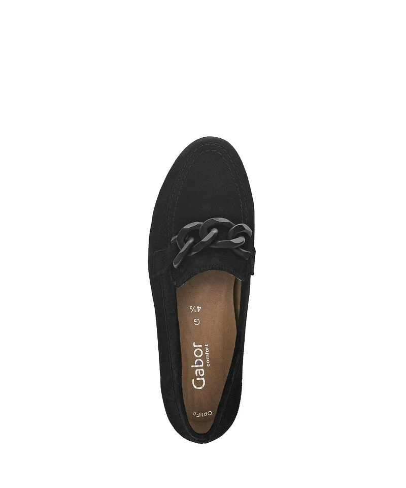 Ballerines noires en Nubuck