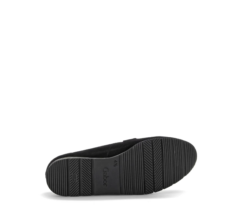 Ballerines noires en Nubuck