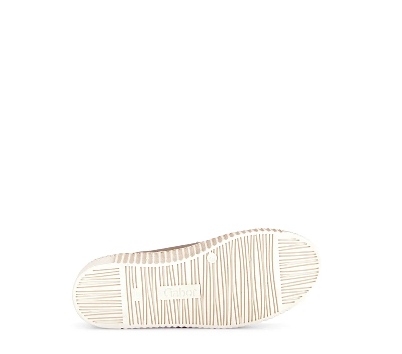 Baskets poudrées en cuir métallisé