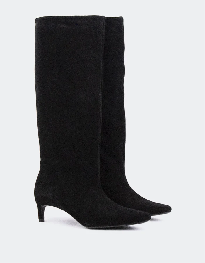 Raissa Black Suede