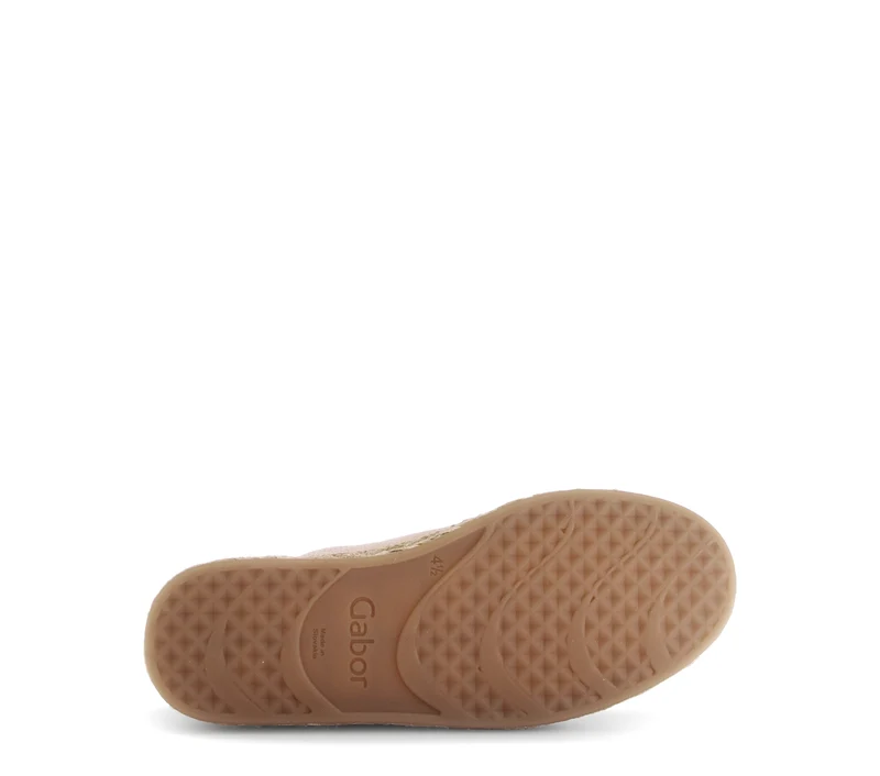 Baskets beiges en cuir