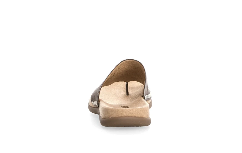 Mules marrons en cuir nubuk
