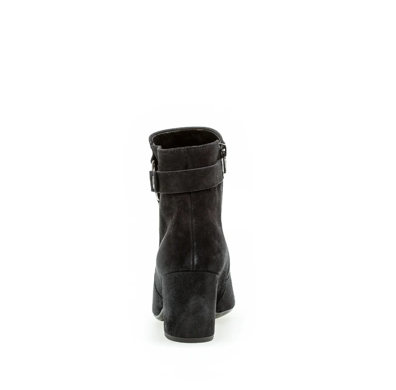 Bottines bleues en velours