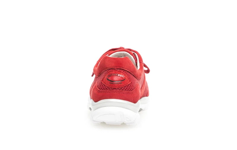 Baskets Rolling Soft rouges en Textile et Nubuck