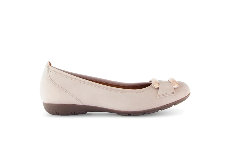 Ballerines roses en nubuck