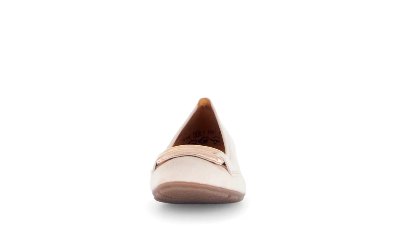 Ballerines roses en nubuck