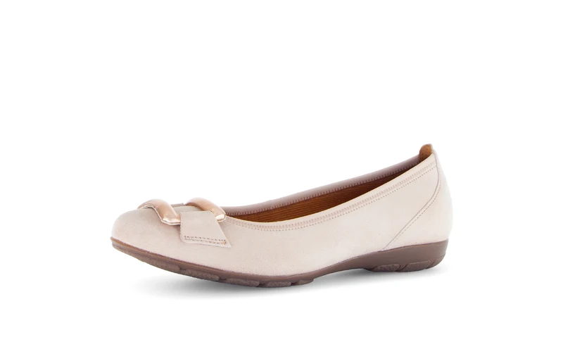 Ballerines roses en nubuck