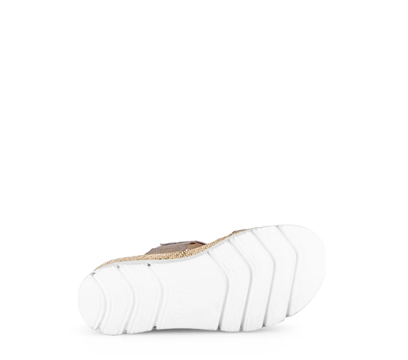Mules beiges en Nubuck avec strass