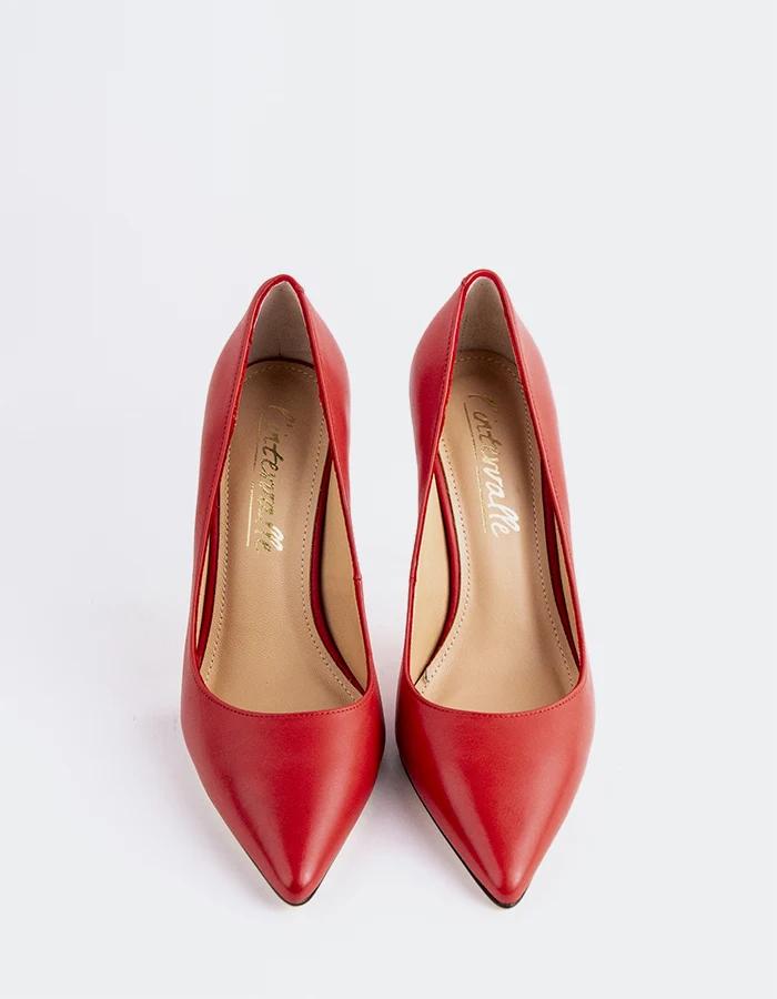 Evander Red Leather