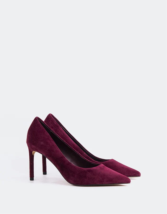 Borealis Burgundy Suede