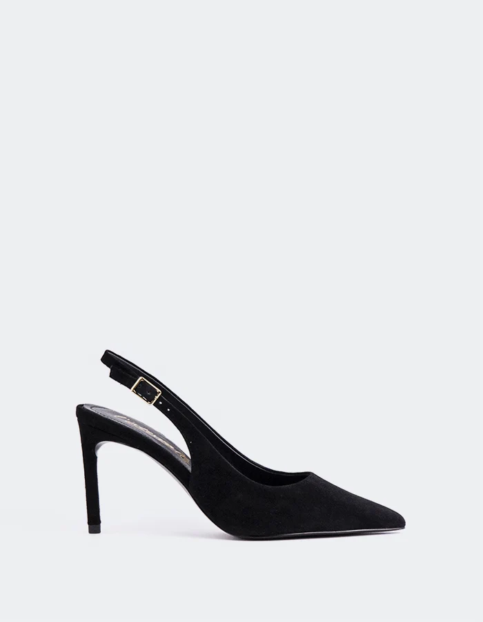 Zinnara Black Suede