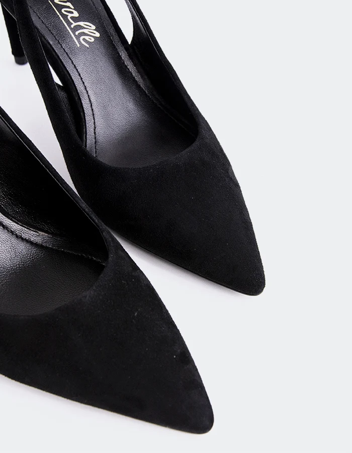 Zinnara Black Suede