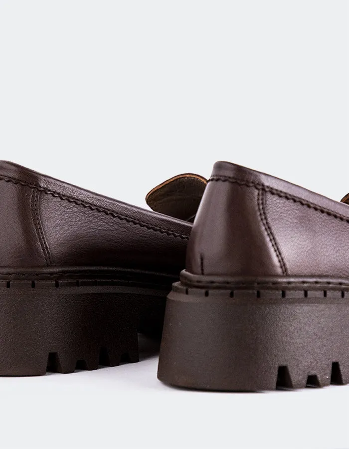 Lydia Brown Leather