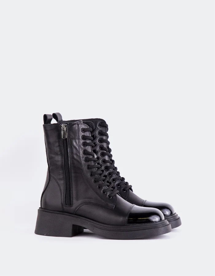 Isidore Black Leather