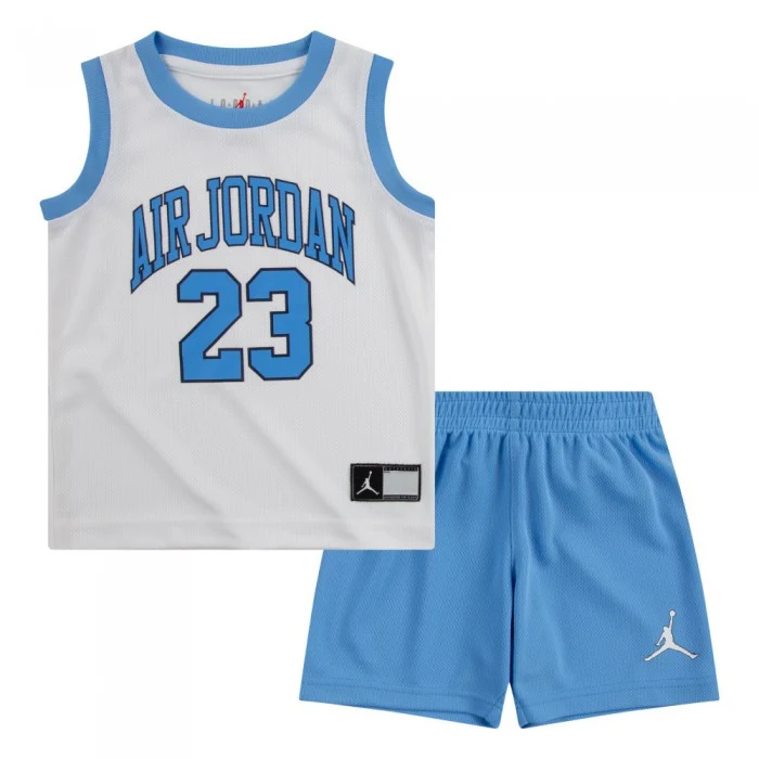 ENSEMBLE AIR JORDAN CADET HBR MUSCLE SET - White Blue