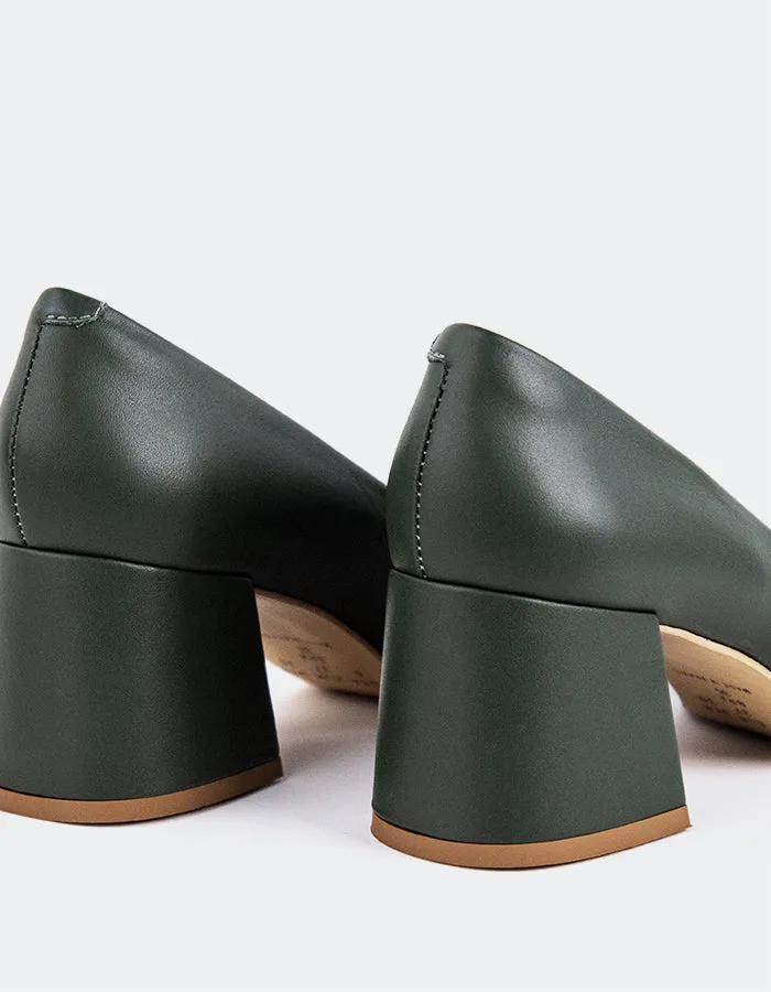 Josephine Dark Green Leather