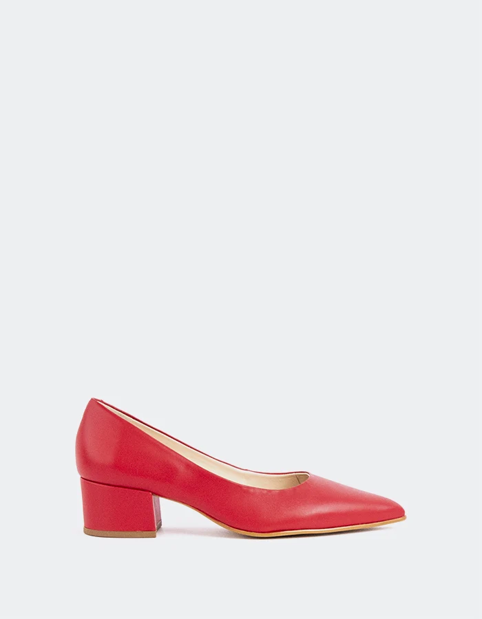 Sophie Red Leather