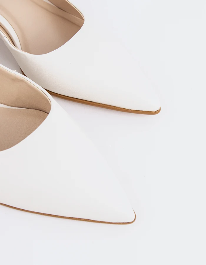 Sophie Off White Leather