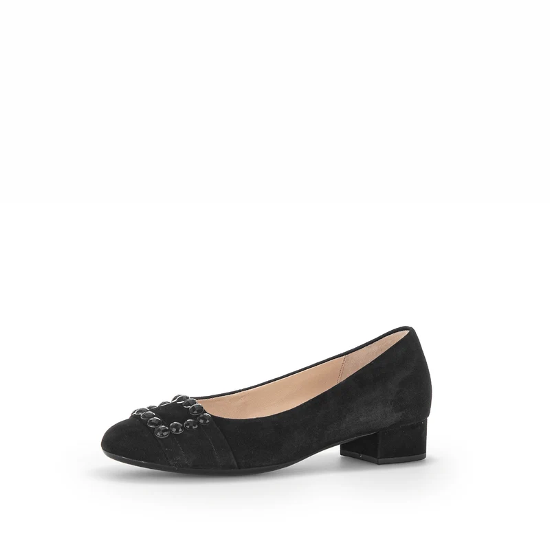 Escarpins noirs en velours