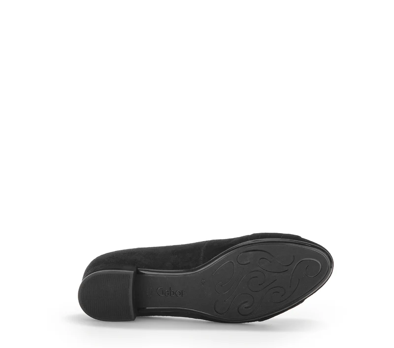 Escarpins noirs en velours