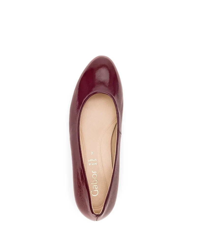 Escarpins bordeaux vernies