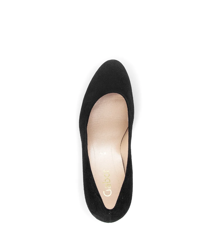 Escarpins noirs en velours