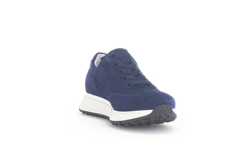 Sneakers marine en suède