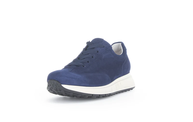 Sneakers marine en suède