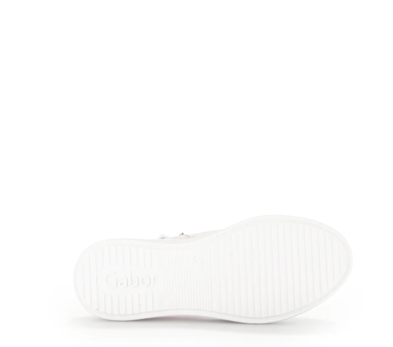 Baskets montantes blanches en cuir