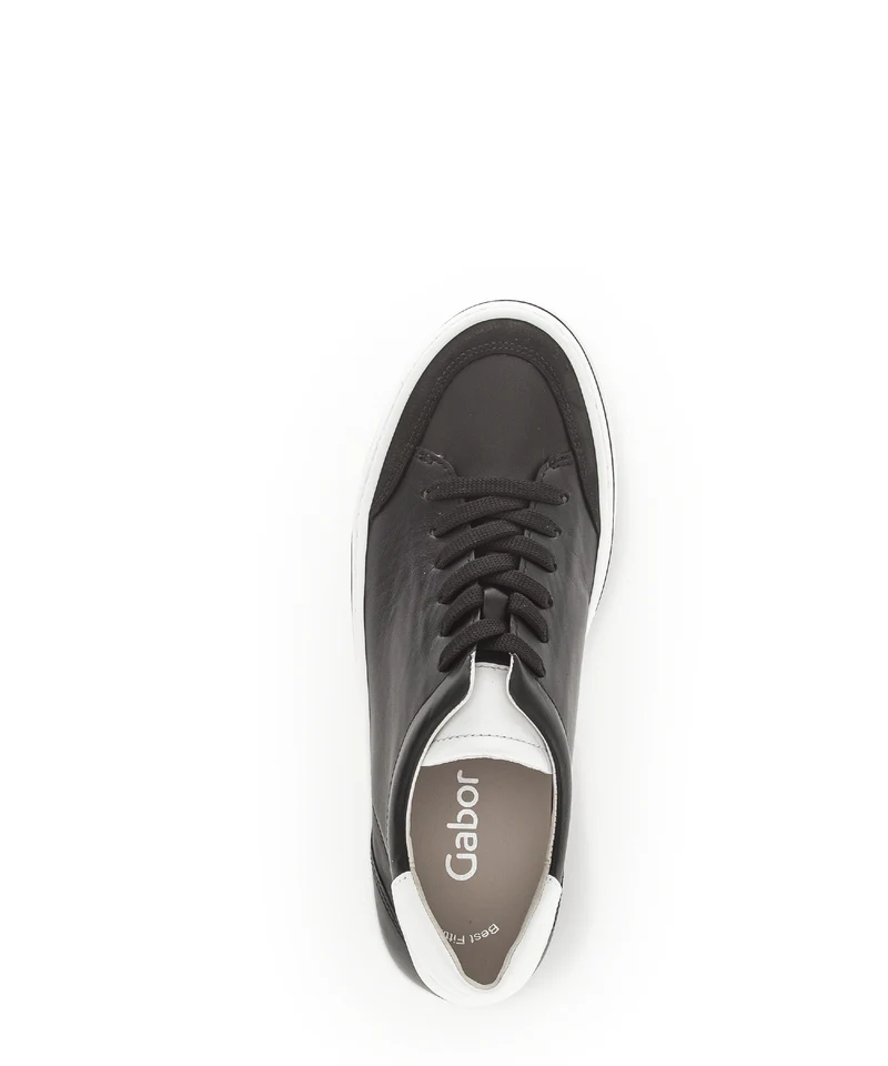 Sneakers noires en cuir
