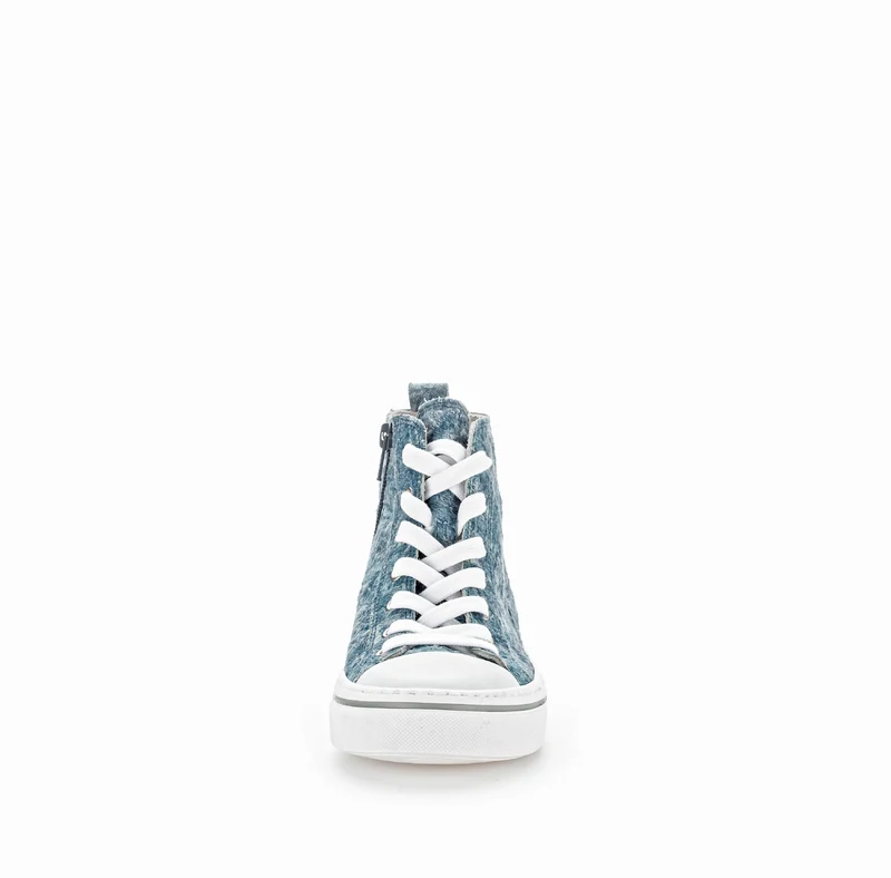 Baskets montantes denim