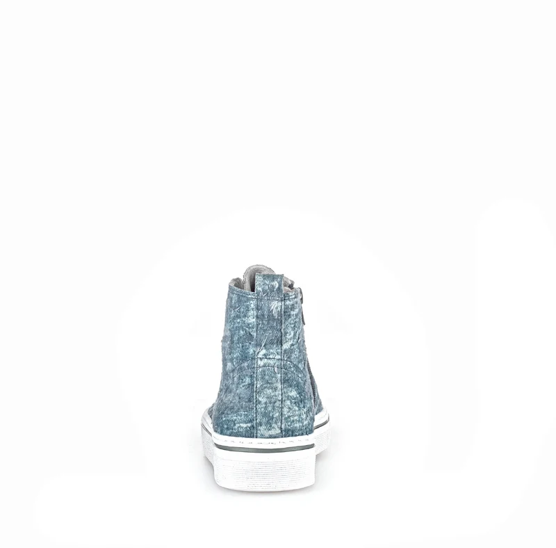 Baskets montantes denim
