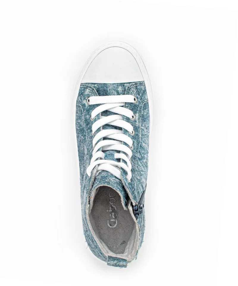 Baskets montantes denim