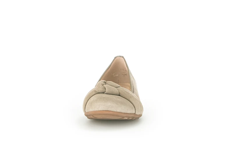 Ballerines vertes en suède