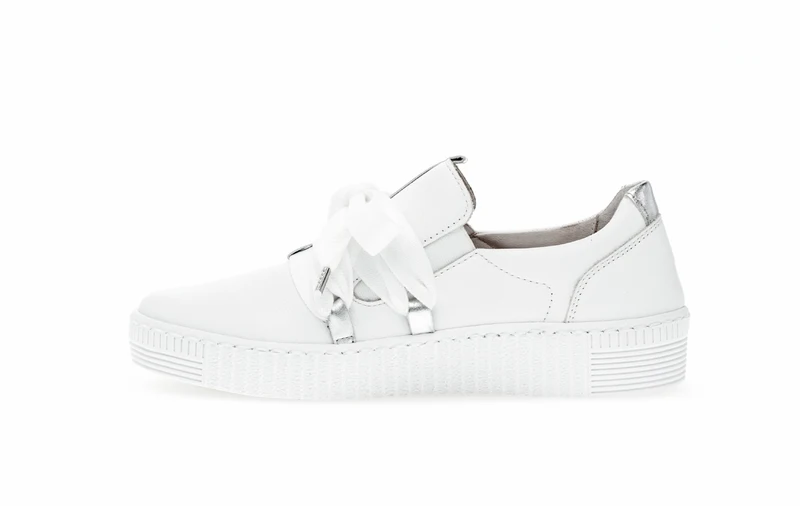 Sneakers blanches en cuir