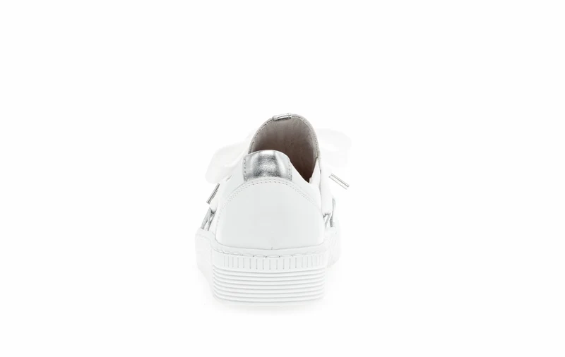 Sneakers blanches en cuir